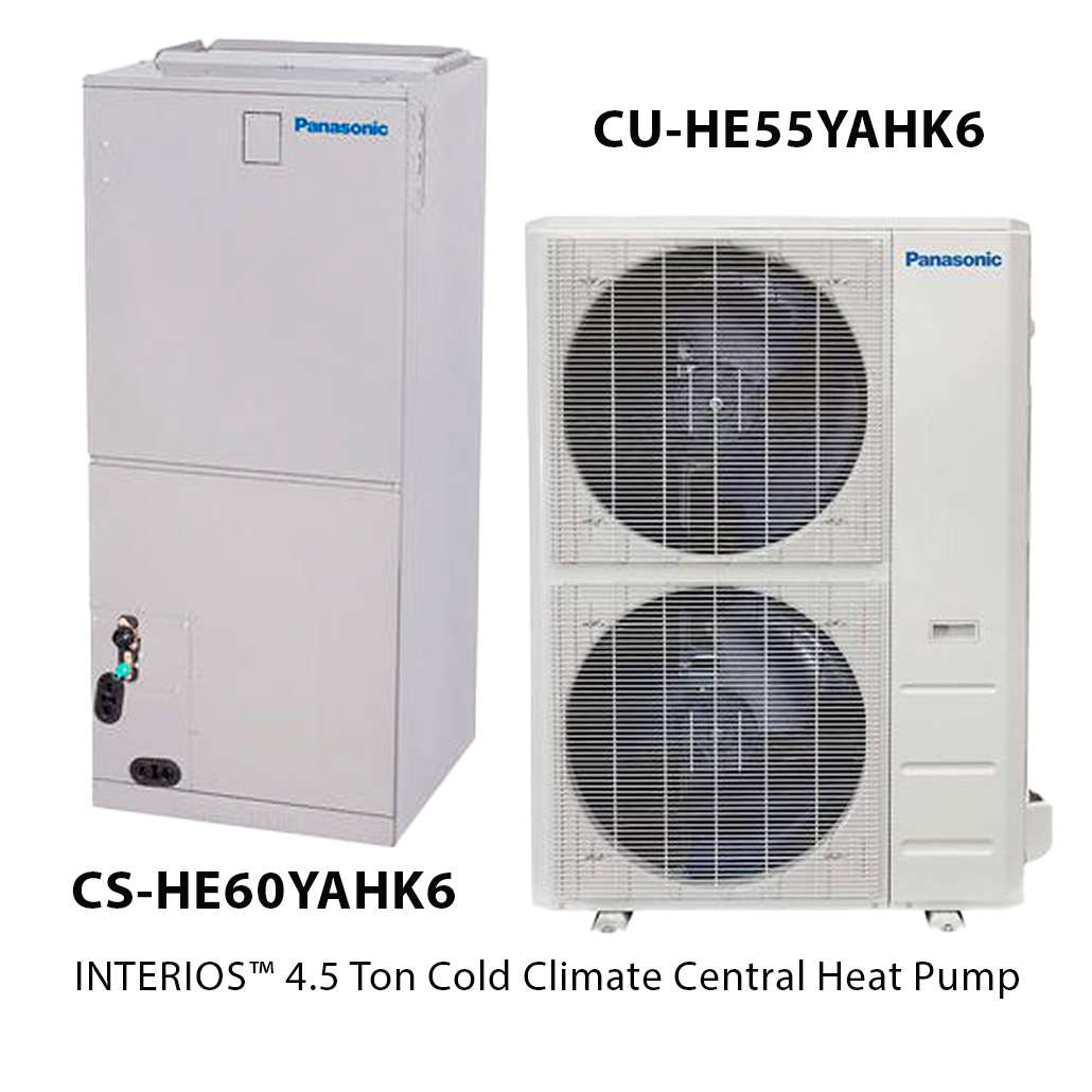 panasonic-interios-4.5-ton-cold-climate-central-heat-pump-CU-HE55YAHK6, CS-HE60YAHK6