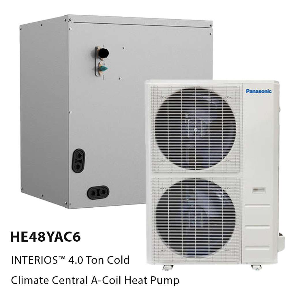 Panasonic-INTERIOS™-4.0-Ton-Cold-Climate-Central-A-coil-heat-pump-HE48YAC6